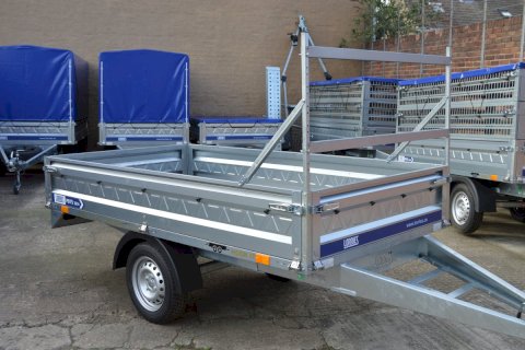 Dropside trailer with ladder rack PB75-2614/1