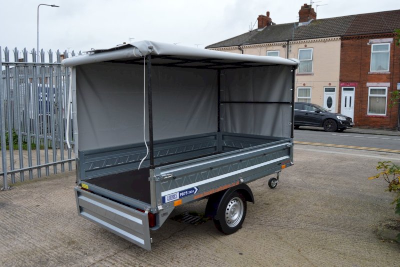 Canopy 4 sides openable / Canvas / Tarpolin trailer / PB75-2614/1